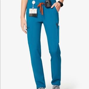 Figs Petite Yola Pants in Alps Blue
